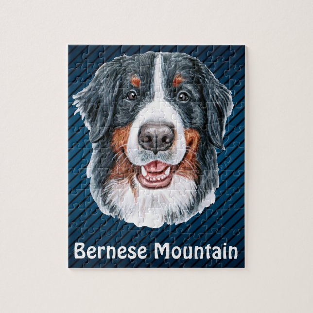 Bernese Mountain Puzzle Pussel (Vertikal)