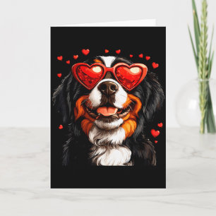 Bernese Mountain Söt Berner Hund Älskare Alla Hjär Kort
