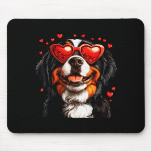 Bernese Mountain Söt Berner Hund Älskare Alla Hjär Musmatta