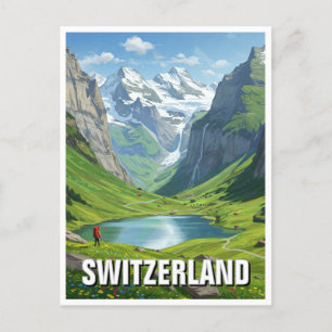 Bernese Oberland Schweiz Travel Vykort