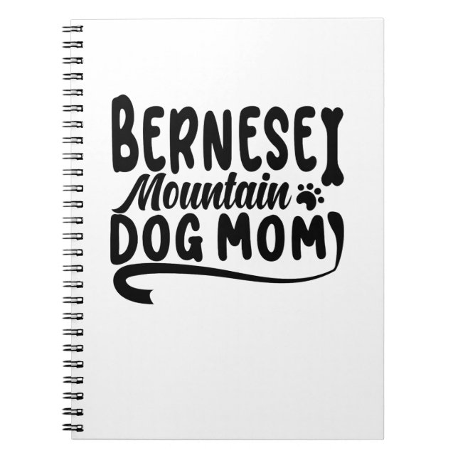 Bernese Puppy Mamma, Bernese Hund Mor, Bernese Mam Anteckningsbok (Framsidan)