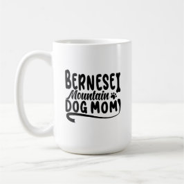 Bernese Puppy Mamma, Bernese Hund Mor, Bernese Mam Kaffemugg