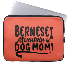 Bernese Puppy Mamma, Bernese Hund Mor, Bernese Mam Laptop Fodral