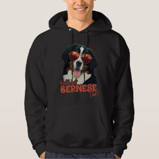 Bernesemountaindog With Heartdecoration Best Berne Hoodie