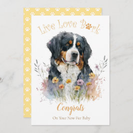 Bernesisk Hund Adoption, Gotcha Day Kort