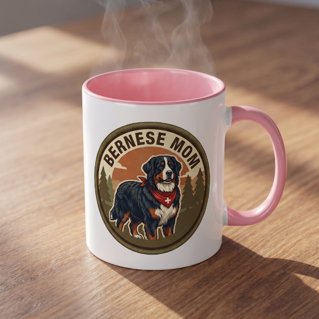 Bernesisk Mamma Kaffemug | Berner Sennenhund Prese Mugg (Skapare uppladdad)