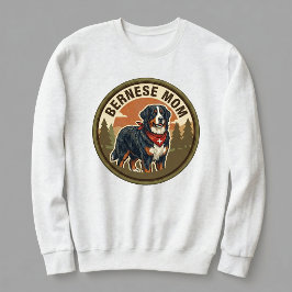 Bernesiska Mamma Crewneck Bernesiska Fjellhund Mam T Shirt