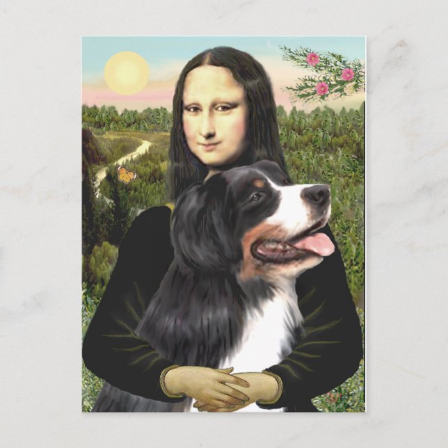 Bernesiska - Mona Lisa - Anpassad Vykort (Framsida)