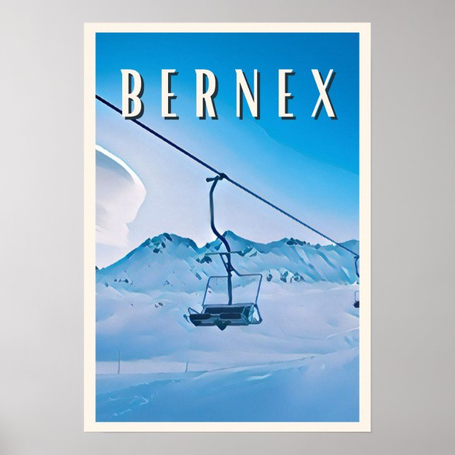 Bernex Station de ski Poster (Framsidan)