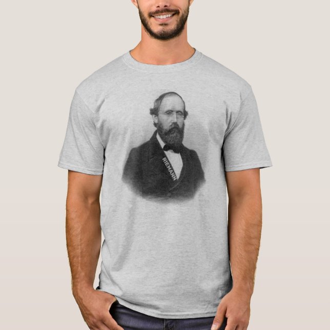 Bernhard Riemann T Shirt (Framsida)