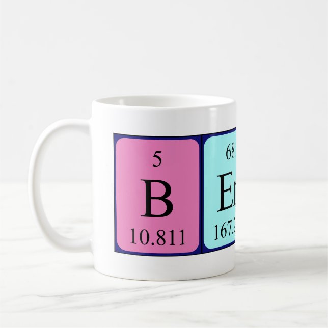 Bernice periodisk bord namn mugg (Vänster)