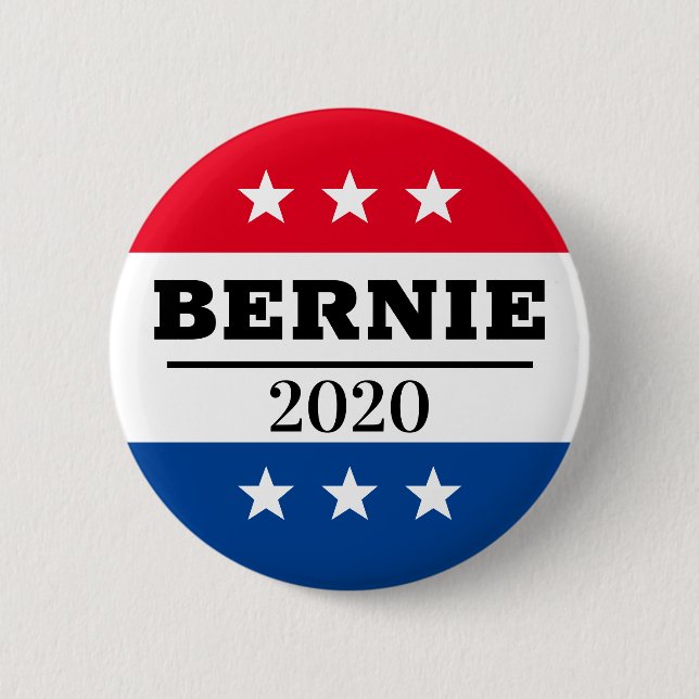BERNIE 2020 Valpin Knapp (Framsida)