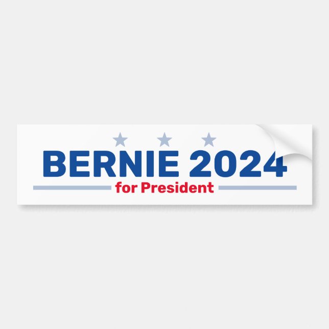 Bernie 2024-stötdekal bildekal (Framsidan)