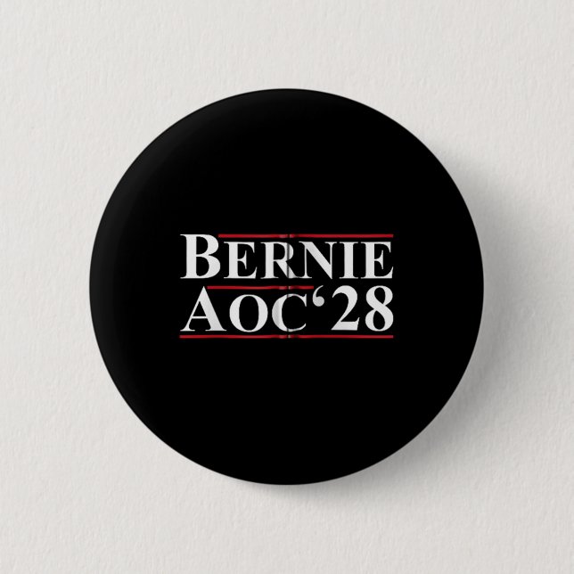 Bernie Aoc 2028 Bernie Sanders Alexandria Cortez P Knapp (Framsida)