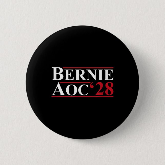 Bernie Aoc 2028 Bernie Sanders Alexandria Cortez P Knapp (Framsida)