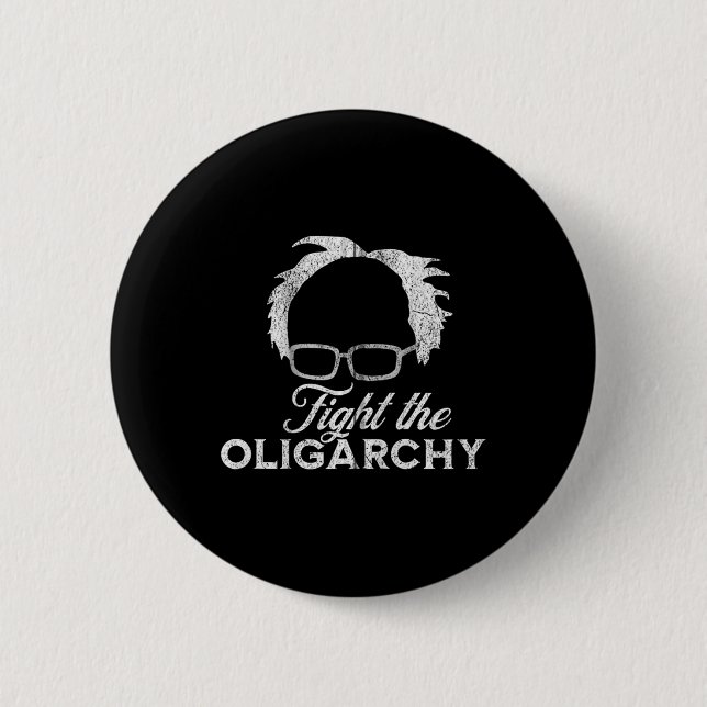 Bernie Aoc 2028 Fight Oligarchy Bernie Sanders Pre Knapp (Framsida)