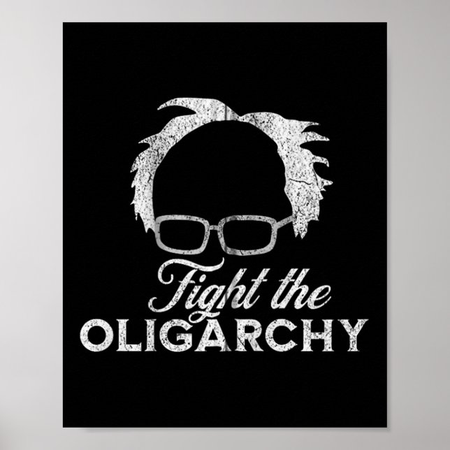 Bernie Aoc 2028 Fight Oligarchy Bernie Sanders Pre Poster (Framsidan)