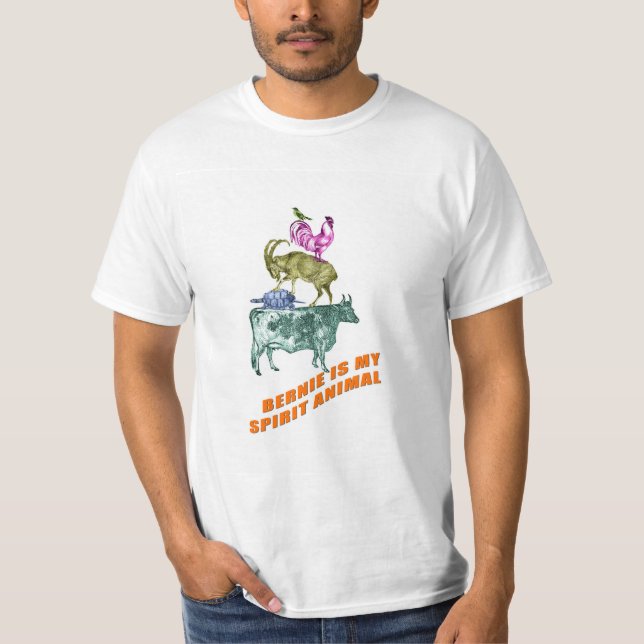 Bernie är mitt andedjur tee shirt (Framsida)
