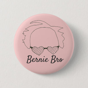 Bernie Bro Bernie Sanders Hjärtformade Glasögon Knapp