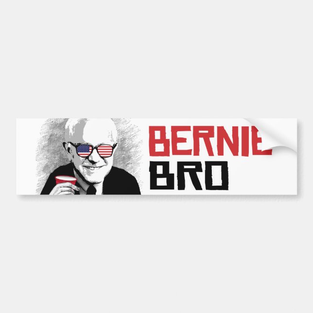 Bernie Bro - Bernie slipmaskiner - .png Bildekal (Framsidan)