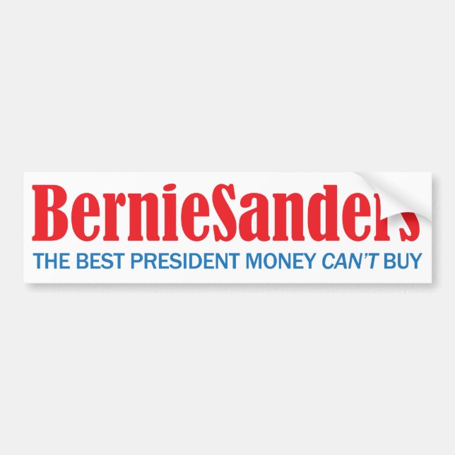 Bernie Bumper Sticker Bildekal (Framsidan)