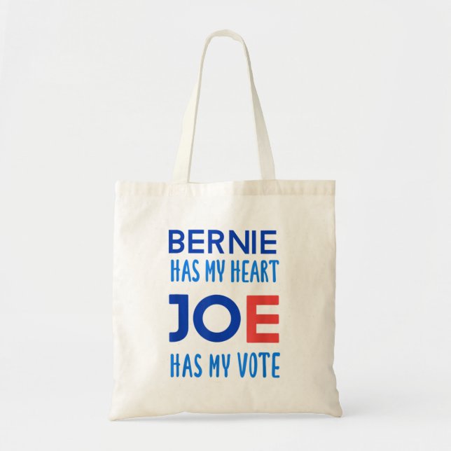 Bernie har mitt hjärta Shirt Funny Val 2002 Tygkasse (Framsidan)