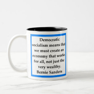 Bernie Samders citat Två-Tonad Mugg