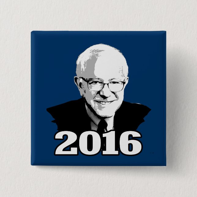 BERNIE SANDERS 2016 Candidate Knapp (Framsida)