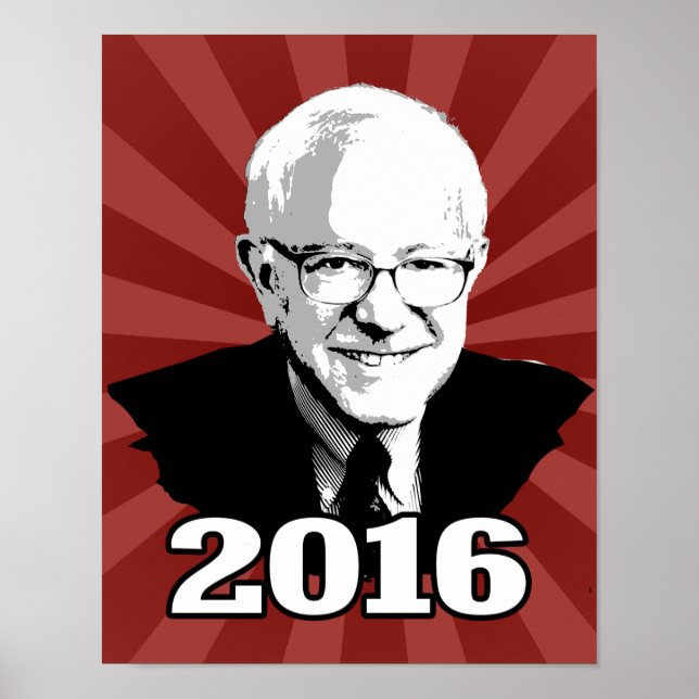 BERNIE SANDERS 2016 Candidate Poster (Framsidan)