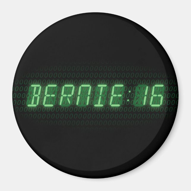 Bernie Sanders 2016 Clock Magnet (Framsidan)