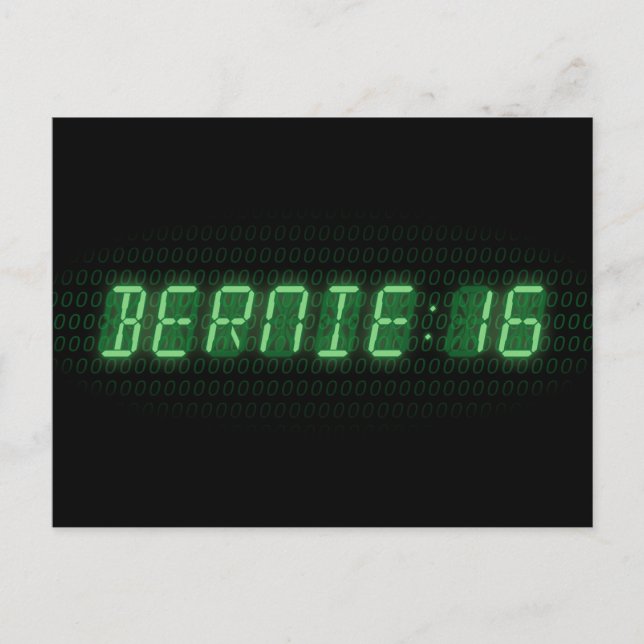 Bernie Sanders 2016 Clock Vykort (Framsida)