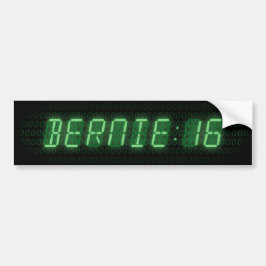 Bernie Sanders 2016 Klocka Bildekal