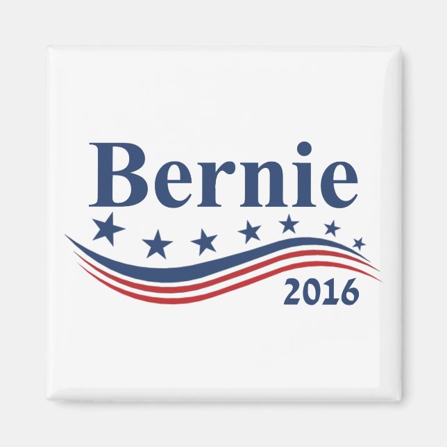 Bernie Sanders 2016 Magnet (Framsidan)