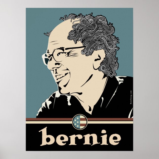 Bernie Sanders 2016 Poster (Framsidan)