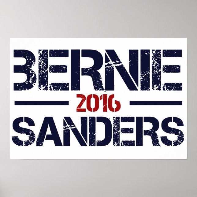 Bernie Sanders 2016 Poster (Framsidan)