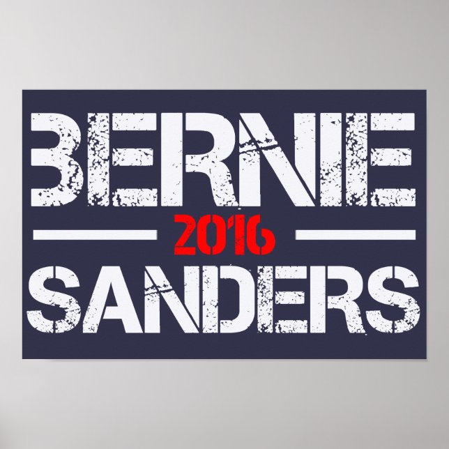 Bernie Sanders 2016 Poster (Framsidan)