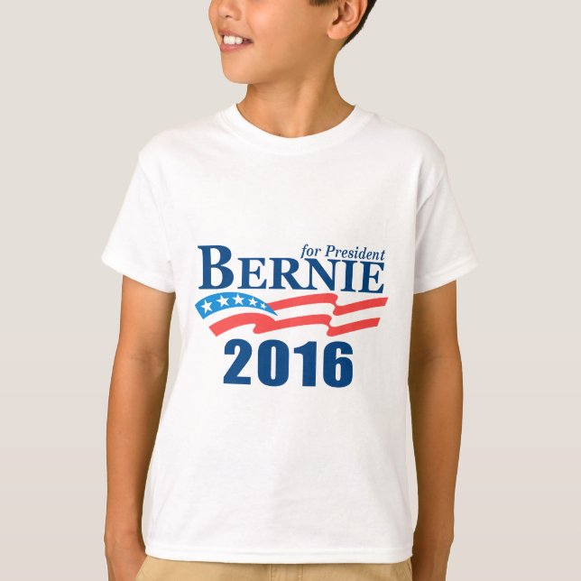 Bernie Sanders 2016 Tee Shirt (Framsida)