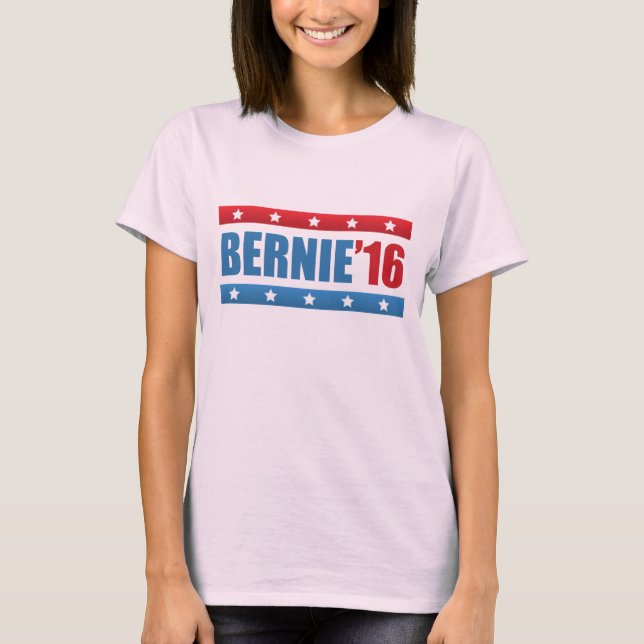 Bernie Sanders 2016 Tee Shirt (Framsida)