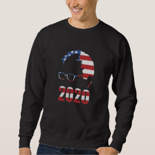 Bernie Sanders 2020 Bernie Hair och Glass USA Lång Ärmad Tröja