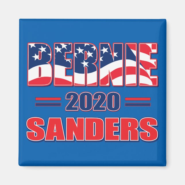 Bernie-Sanders-2020 Magnet (Framsidan)
