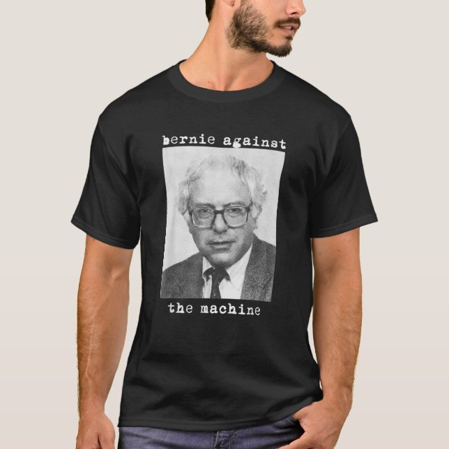 BERNIE SANDERS 2020 MOT MASKIN PUNK STEN T SHIRT (Framsida)