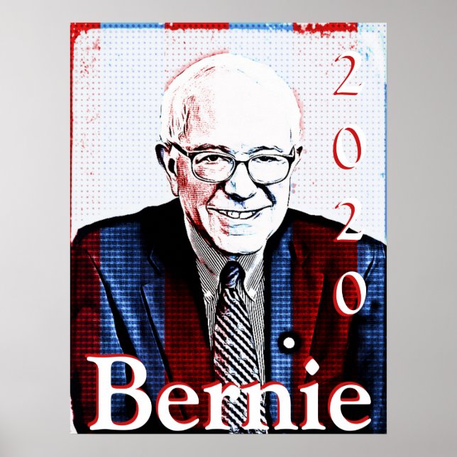 Bernie Sanders 2020 Presidentval Poster (Framsidan)