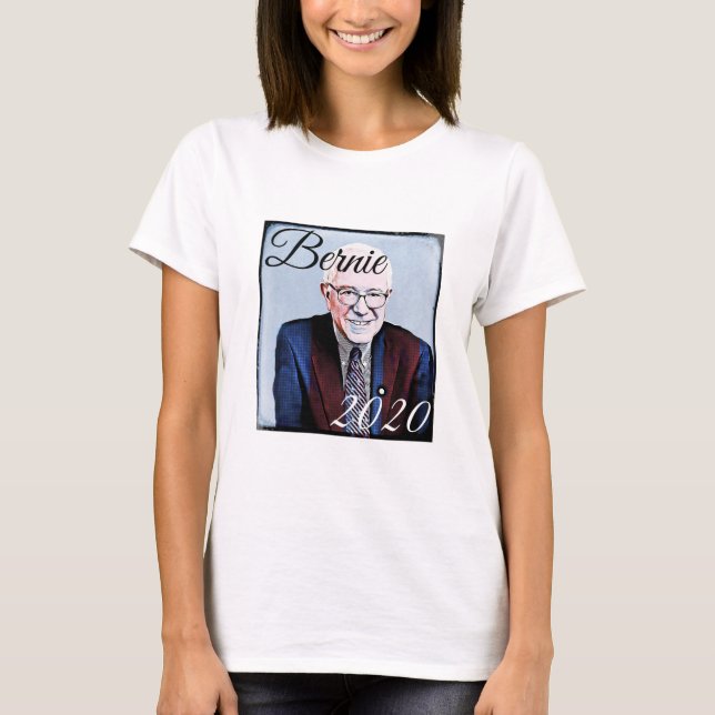 Bernie Sanders 2020 Presidentval T Shirt (Framsida)