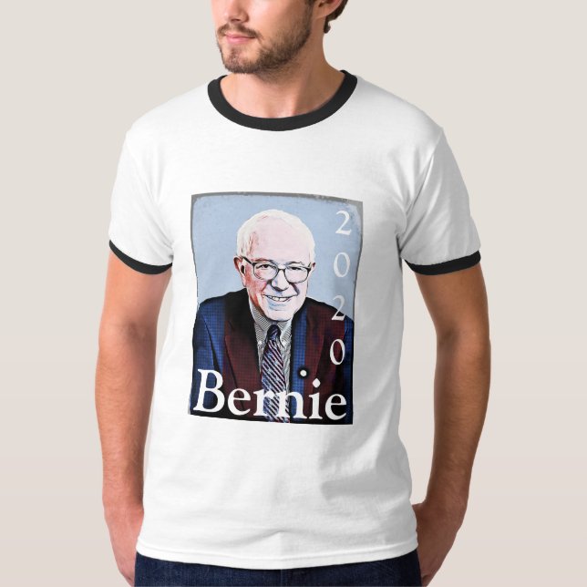 Bernie Sanders 2020 Presidentval T Shirt (Framsida)