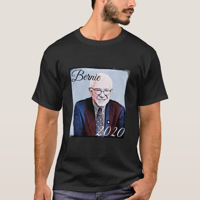 Bernie Sanders 2020 Presidentval T Shirt (Framsida)
