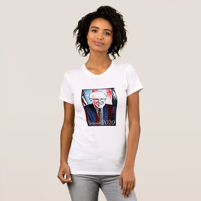 Bernie Sanders 2020 Support Digital Art Shirt Tröja (Hel framsida)