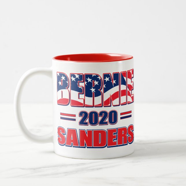 Bernie-Sanders-2020 Två-Tonad Mugg (Vänster)