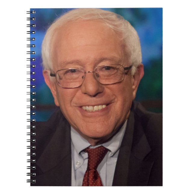 Bernie Sanders Anteckningsbok Med Spiral (Framsidan)