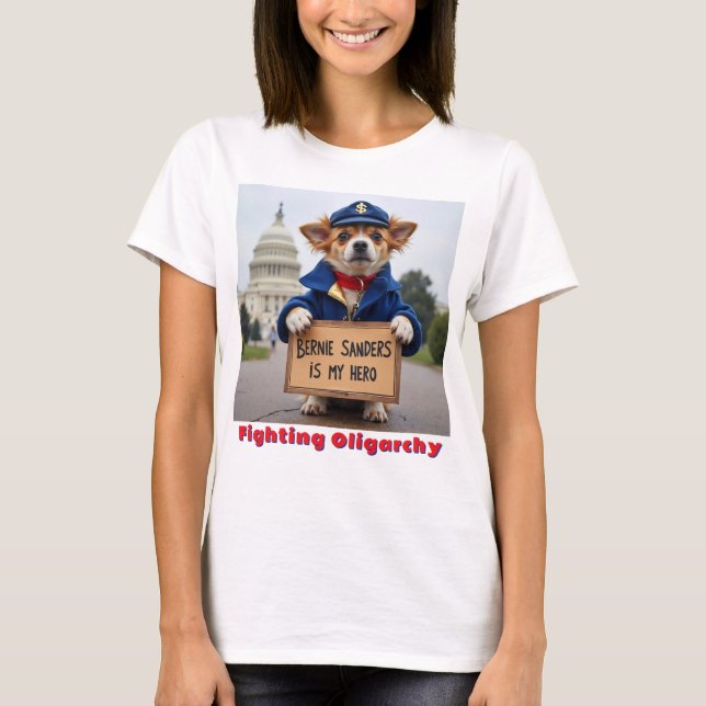 Bernie Sanders är min Hero T Shirt (Framsida)