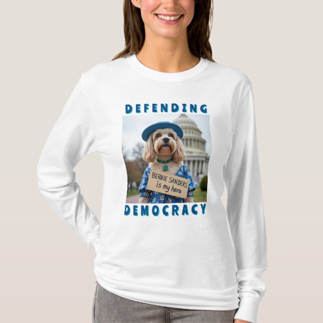 Bernie Sanders är My Hero T-Shirt (Framsida)